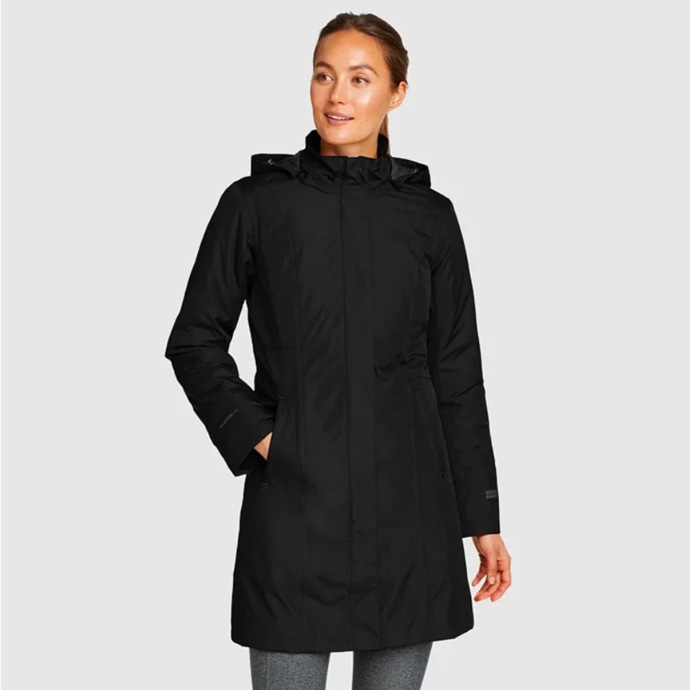 NWT Eddie Bauer Women’s Girl On The Go Insulated Trench Coat